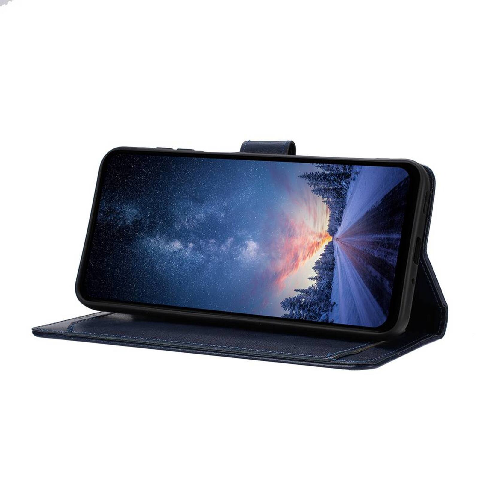 Alt View 2. Dteck - Dteck Wallet Folio Case for Apple iPhone 17 Pro Max, Shockproof Magnetic PU Leather Flip Card Slots Stand Case - Darkblue.
