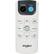 The image shows a white remote control with various buttons, including "Power," "Cool," "Sleep," "Fan Speed," "Timer," "Eco," "Display," "Auto Mode," and "Fan Only." The remote control is made by Whirlpool.