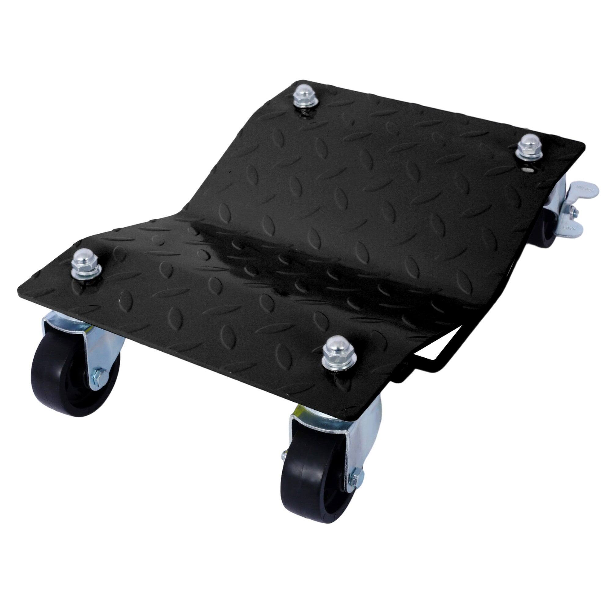 Alt View 1. Boyel Living - 4Pack 6000lb Capacity Heavy Duty Wheel Dolly Black with Brakes Anti Slip Tire Mover - Black.