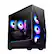 Angle. iBUYPOWER - iBUYPOWER - Slate Black Gaming Desktop PC - Intel Core i7 14700F, NVIDIA GeForce RTX 5060 8GB, 32GB DDR5 RGB,1TB NVMe - Black.
