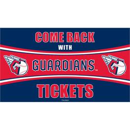 Evergreen Enterprises - Cleveland Guardians 28" x 16" Come Back With Tickets Indoor/Outdoor Trapper Mat - Multicolor
