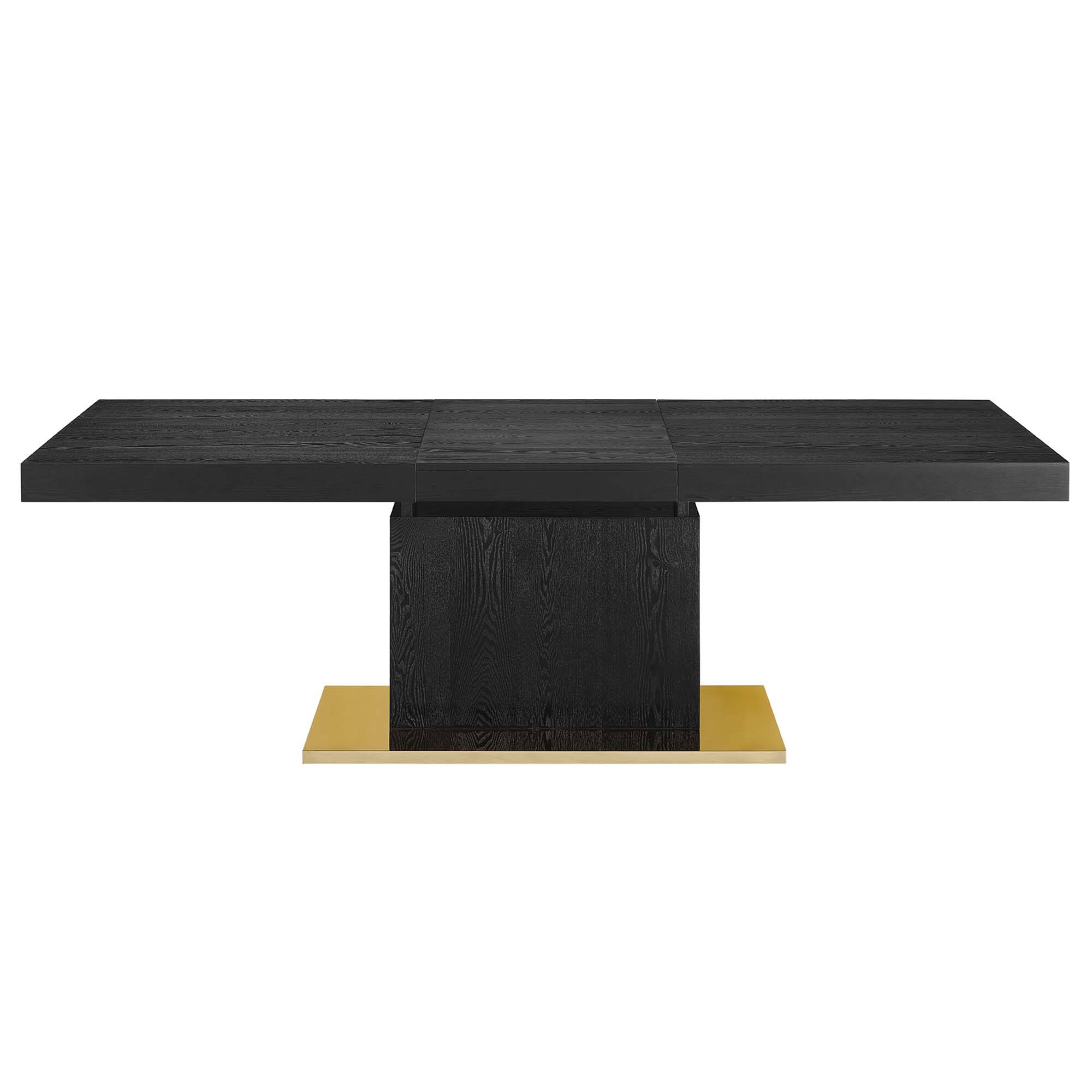 Alt View 4. Modway - Vector Expandable Dining Table by Modway - Black Gold.