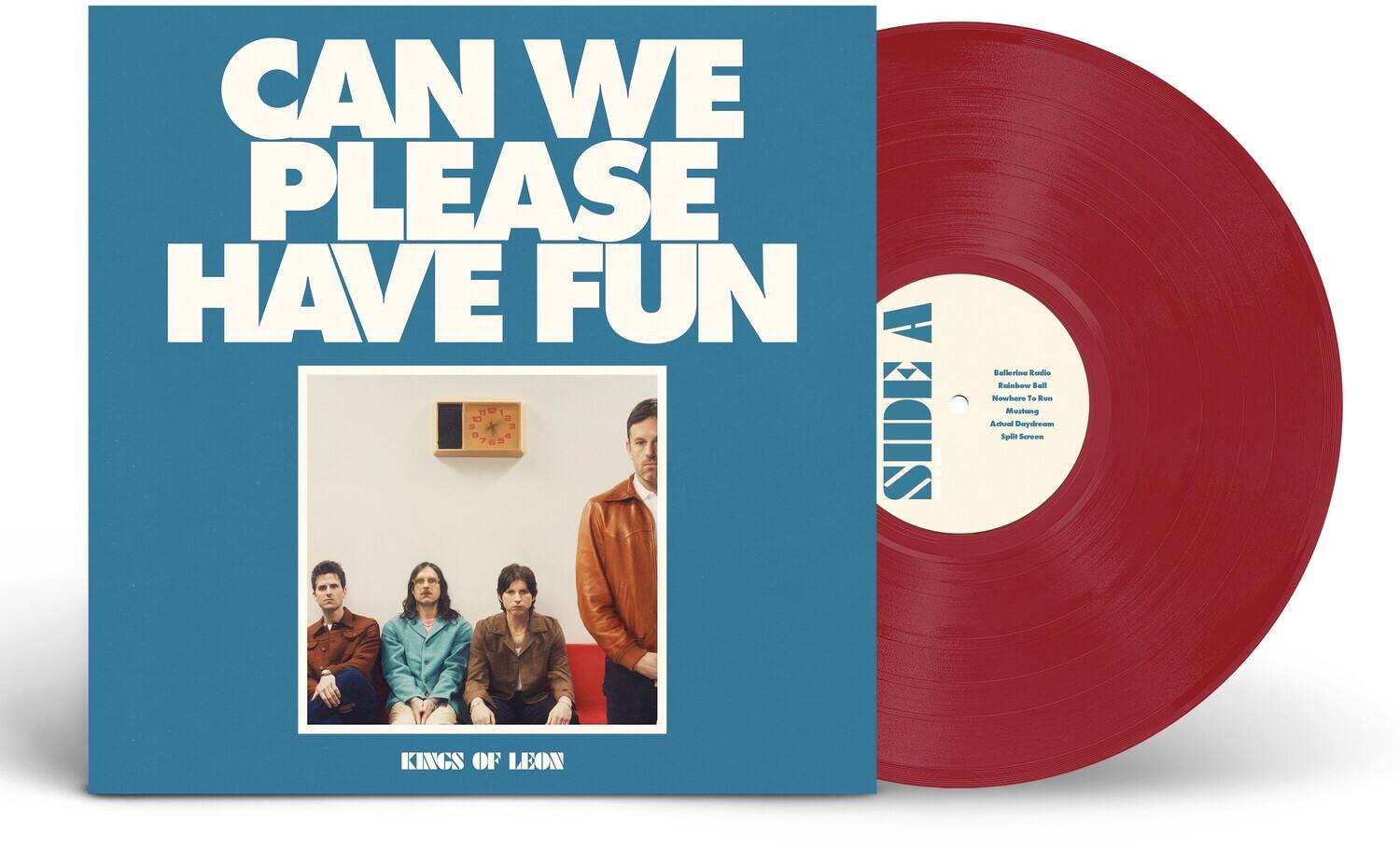 CAN WE PLEASE HAVE FUN
KINGS OF LEON
Side 1
1. B-12
2. 785
3. Balladrian Dance
4. Redecore Roll
5. Nowhere To Run
6. Archival Recordings
7. Split Screen