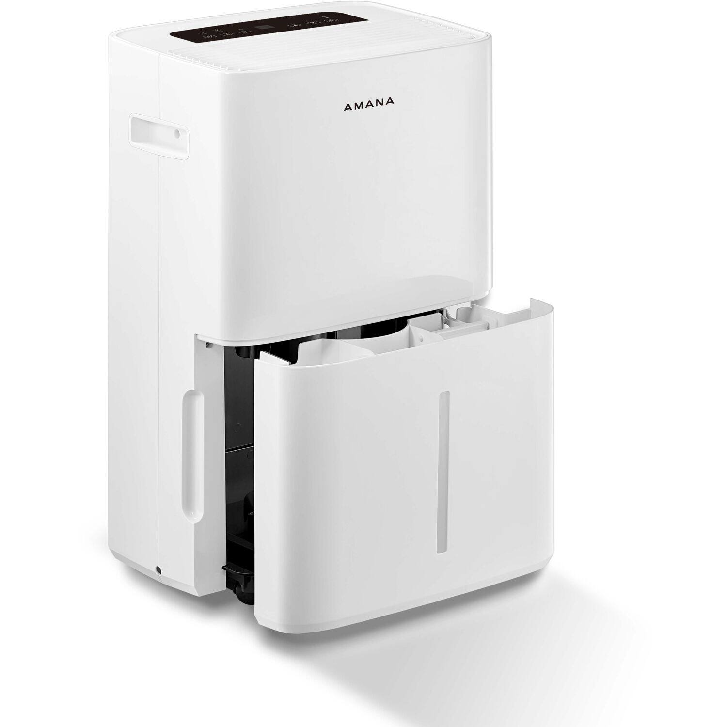 Alt View 5. Amana - 50-Pint Portable Dehumidifier with Pump - White.
