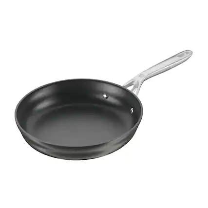 Front. ZWILLING - ZWILLING Motion Hard Anodized 10-inch Aluminum Nonstick Fry Pan - Matte Black.