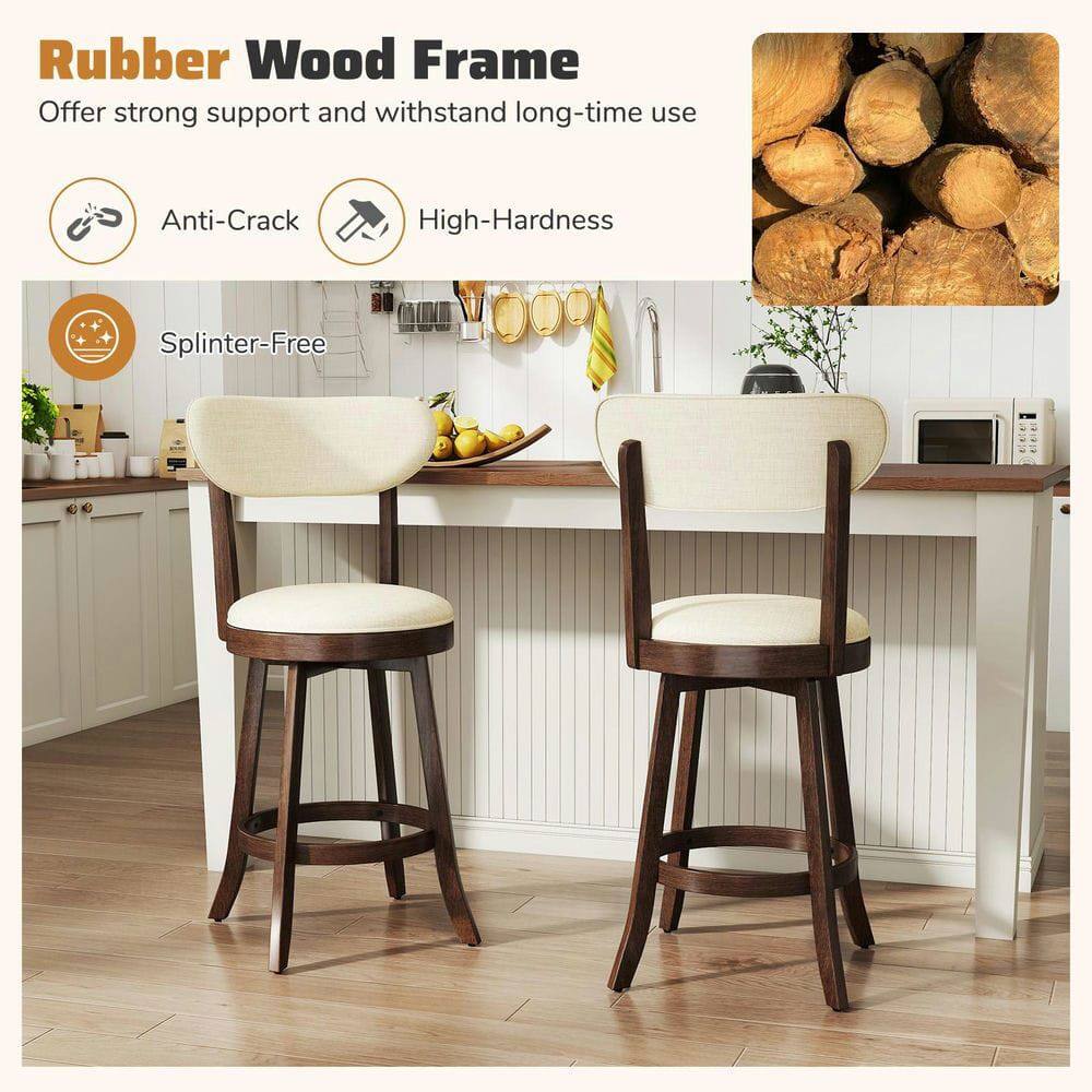 Rubber Wood Frame  
Offer strong support and withstand long-time use  

- Anti-Crack  
- High-Hardness  
- Splinter-Free