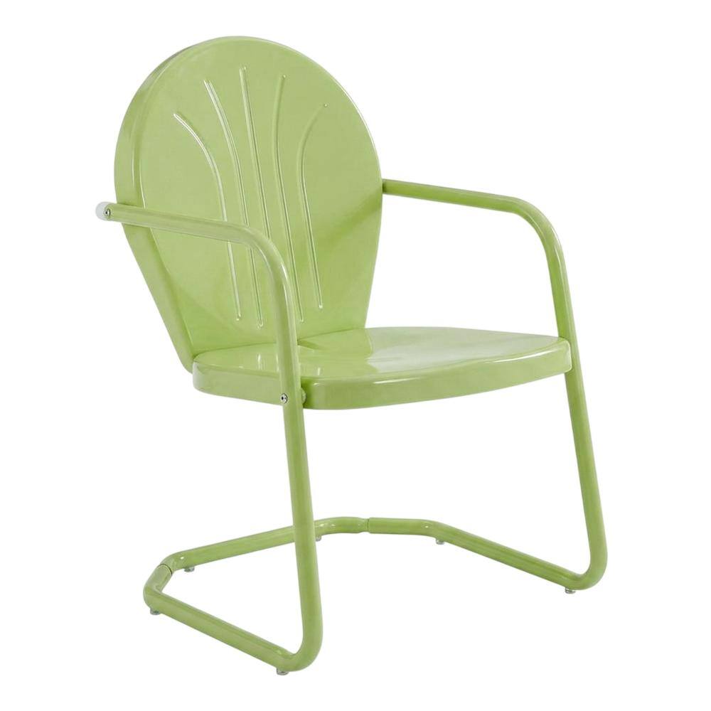 Crosley Furniture - Griffith Retro Outdoor Chair - Key Lime Gloss