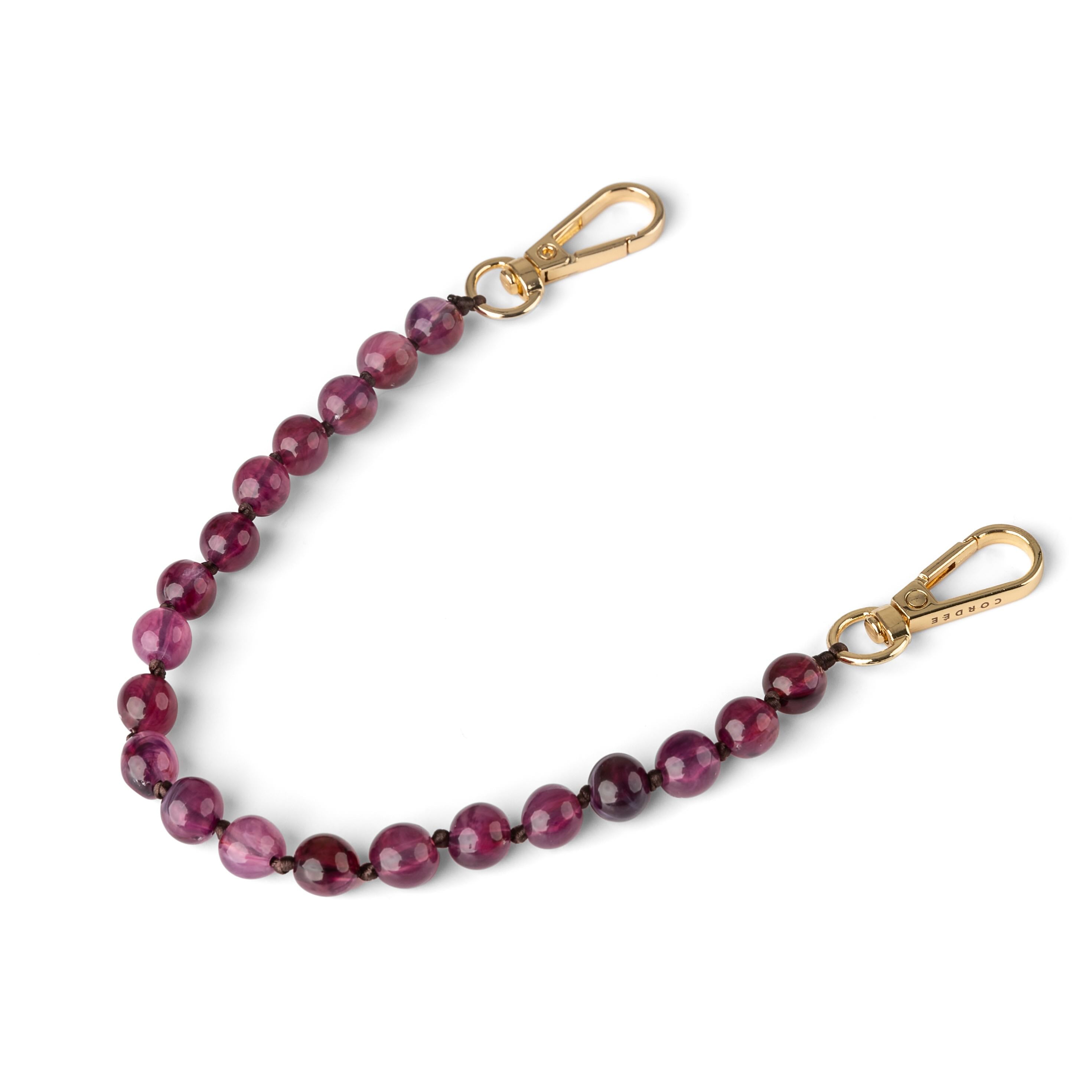 Left. Cordée Cases - Scarlett Phone Wristlet Set - Burgundy.