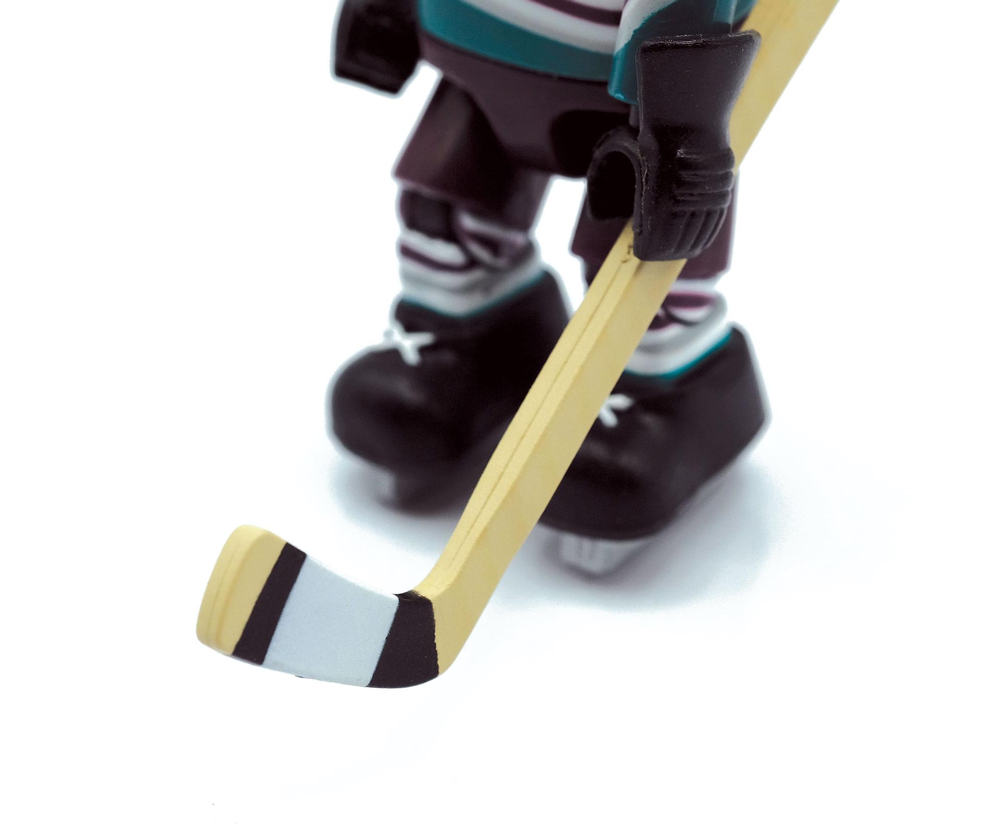 Alt View 10. NHL - Anaheim Ducks NHL SMITI 3 Inch Mini Figure | Paul Kariya - White.