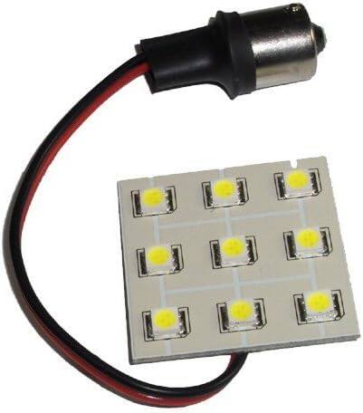 Alt View 4. HQRP - HQRP 2-Pack BA15s LED Bulbs 9xSMD5050 Cool White Replaces 93/1093 for Casita RV Porch/Bath & Bargman 30-78-533.