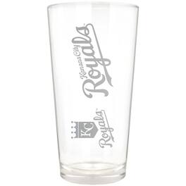 Great American Products - Kansas City Royals Etched 16oz. Vertical Rally Cry Pint Glass - Multicolor