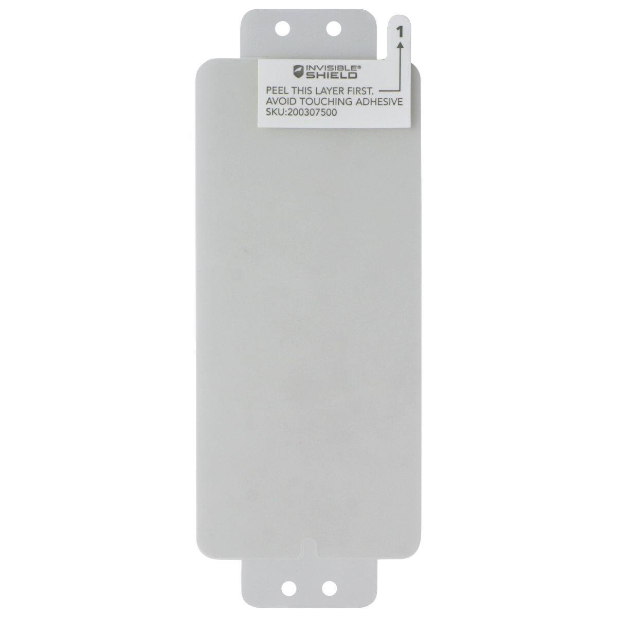 1 INVISIBLE SHIELD  
PEEL THIS LAYER FIRST.  
AVOID TOUCHING ADHESIVE  
SKU: 200307500