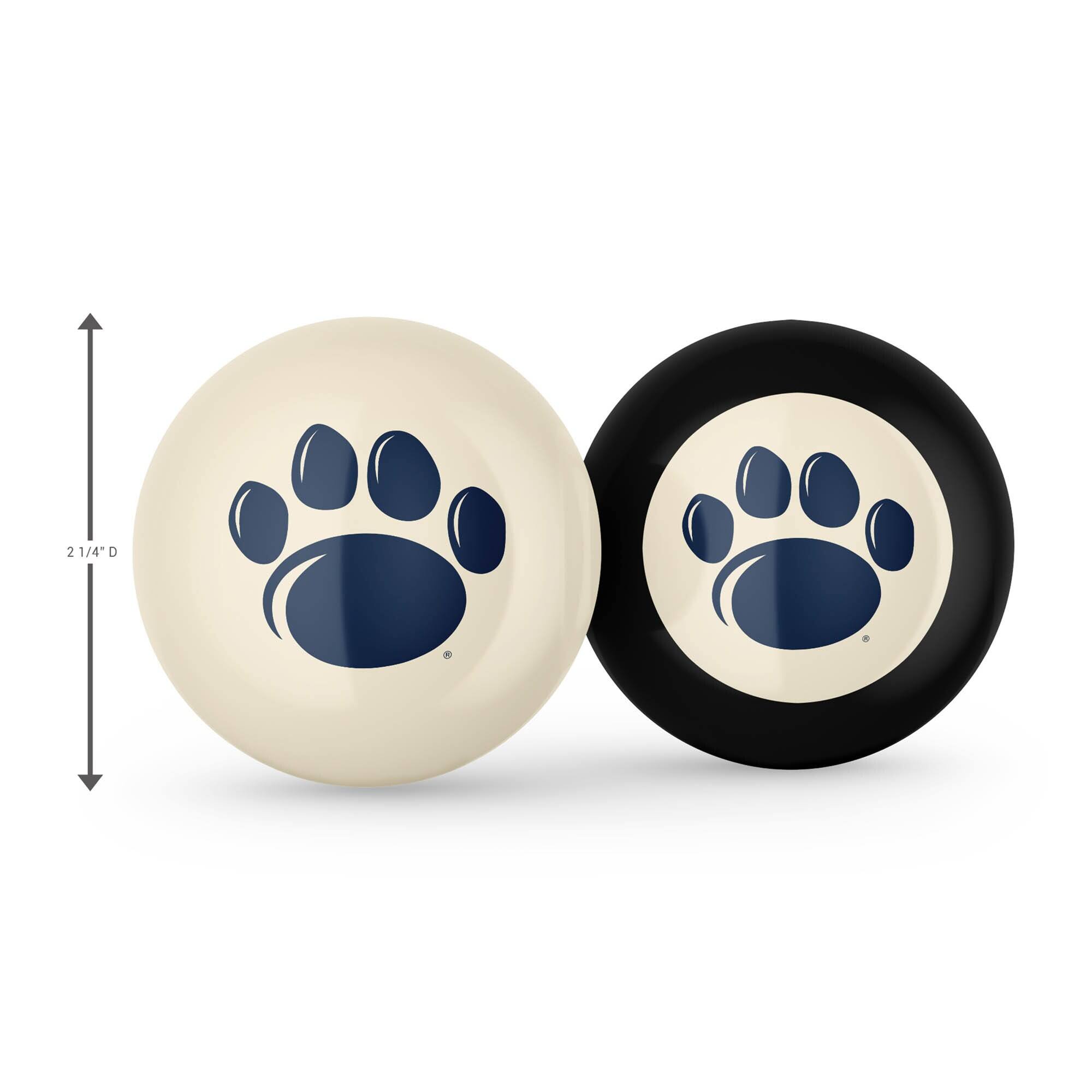 Alt View 1. Imperial - Penn State Nittany Lions Logo Cue Ball & 8 Ball Combo Set - White.