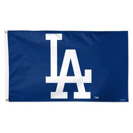 WinCraft - Los Angeles Dodgers 3' x 5' Single-Sided Deluxe Primary Team Logo Flag - Multicolor