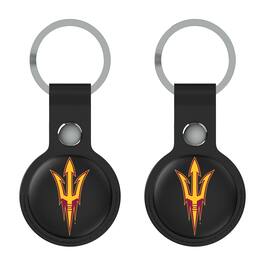 Keyscaper - Arizona State Sun Devils Two-Pack AirTag Holders - No Size - Black