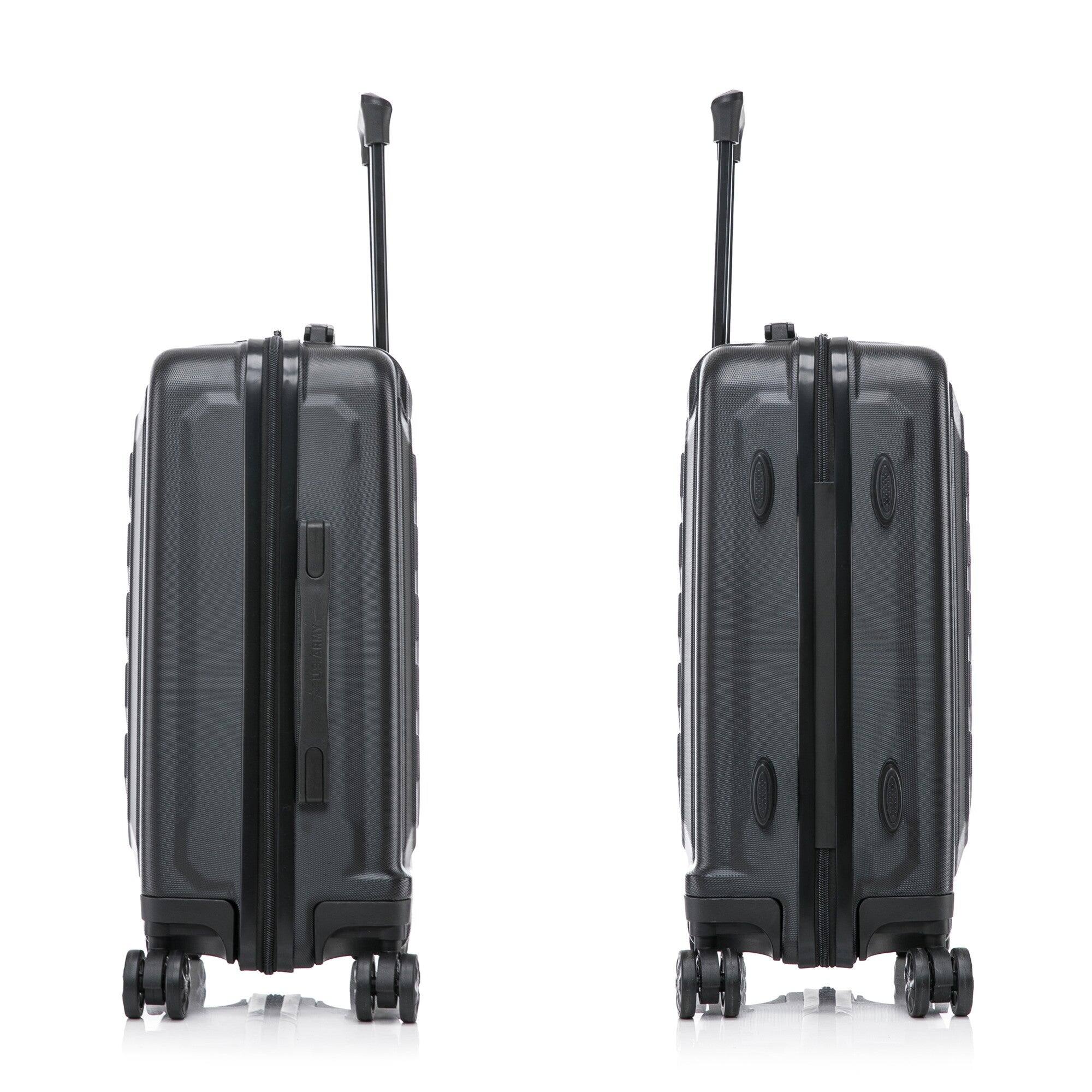 Alt View 5. US Army - FOX 20" Carry-On Suitcase - BLACK.