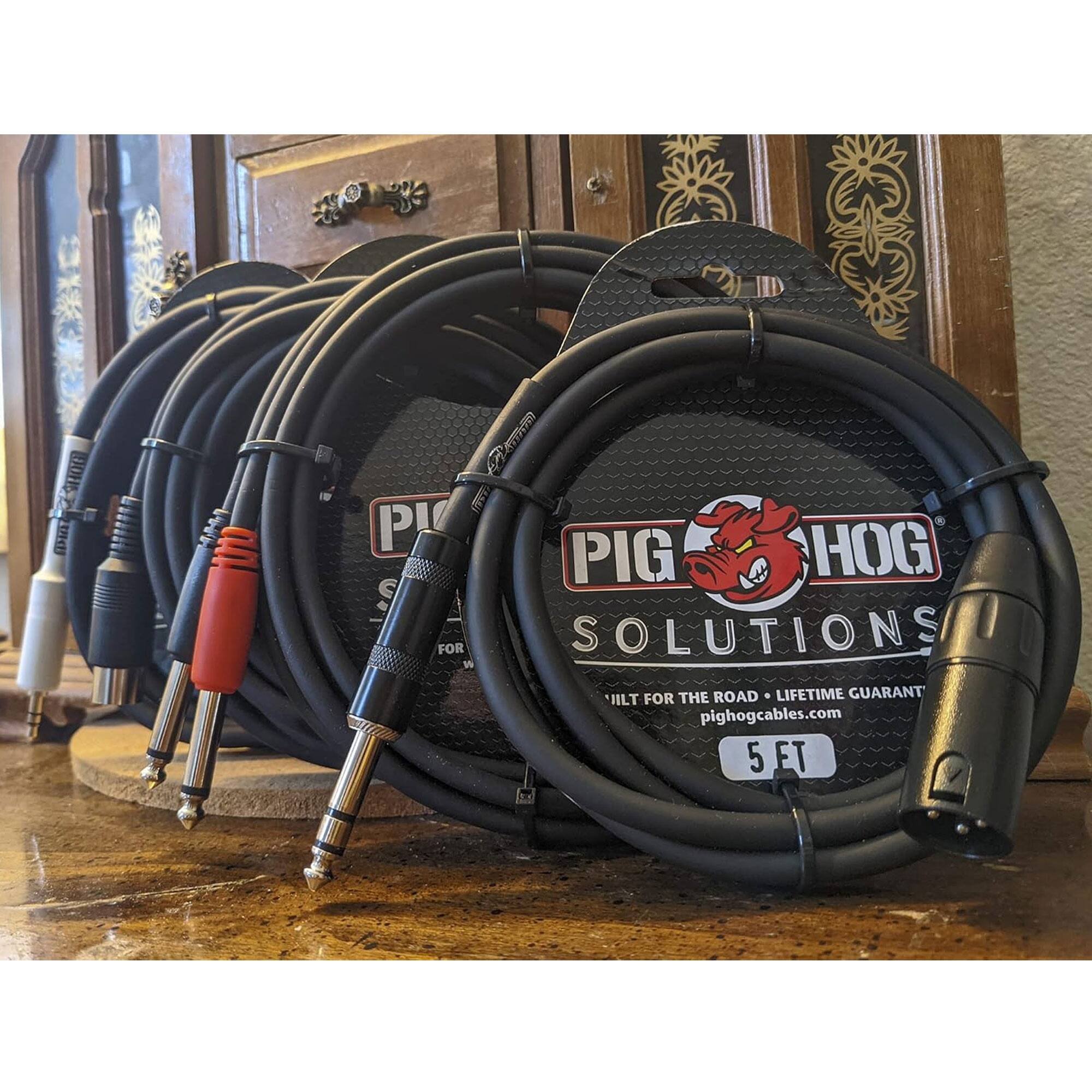 PIG HOG SOLUTIONS  
BUILT FOR THE ROAD • LIFETIME GUARANTY  
pighogcables.com  
5 FT