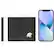 Alt View 12. SaharaCase - Genuine Leather Wallet Case for Apple AirTag - Black.