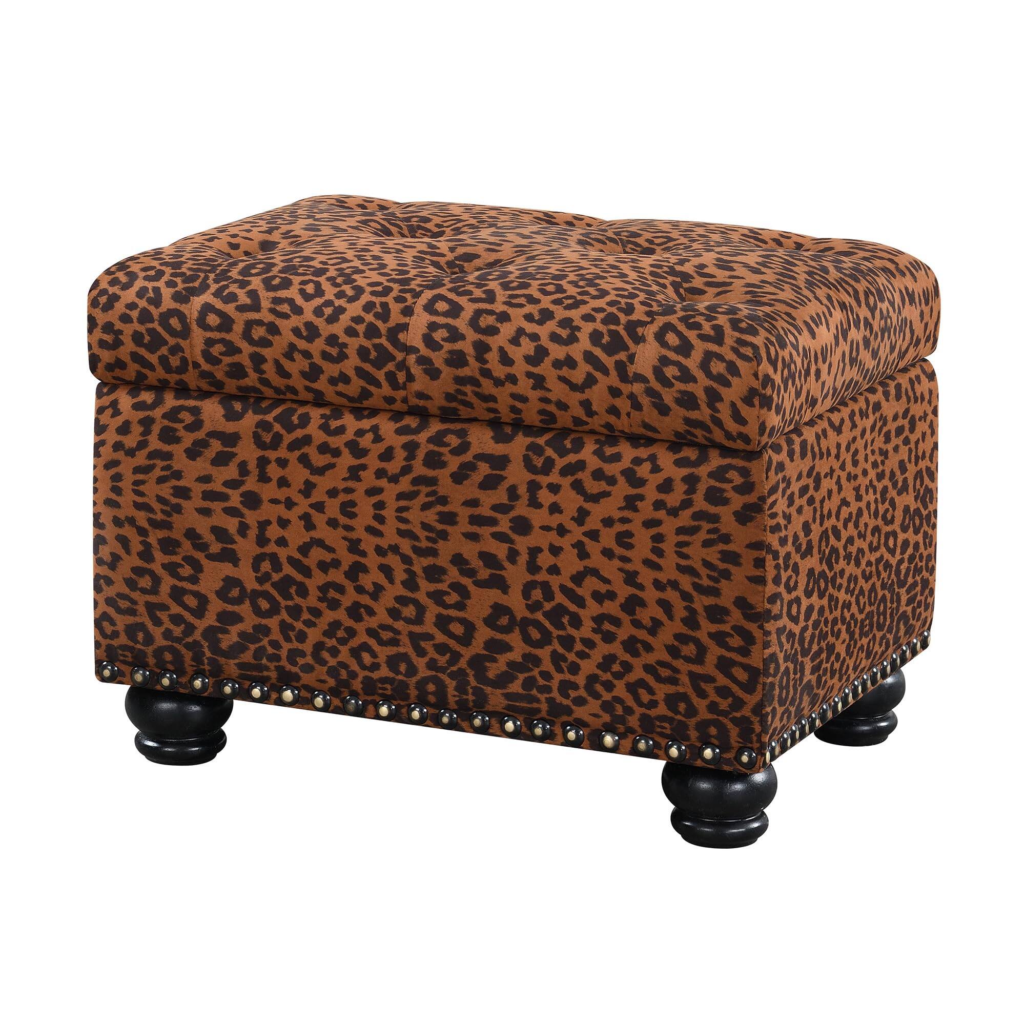 Forest Leopard Print Fabric