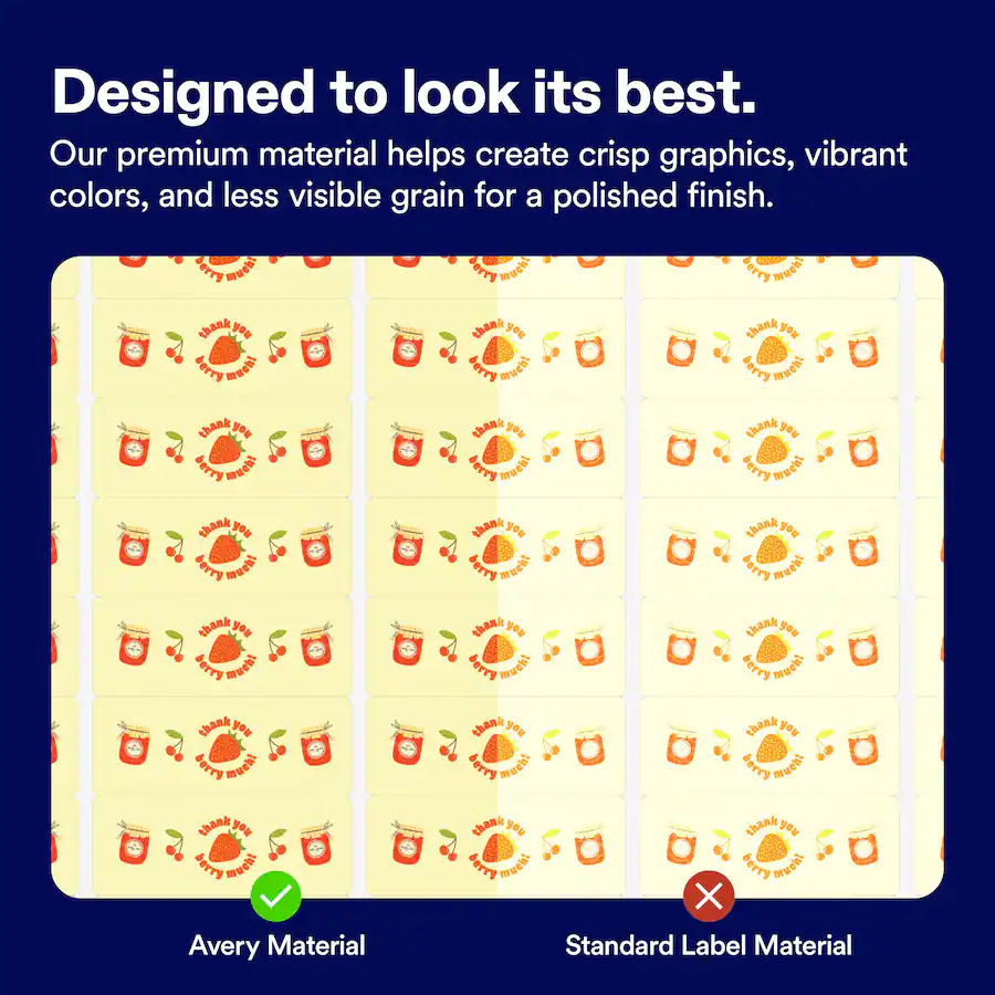 Labels In Mail Merge Avery Avery® Matte Hexagon Labels, 1 1/2