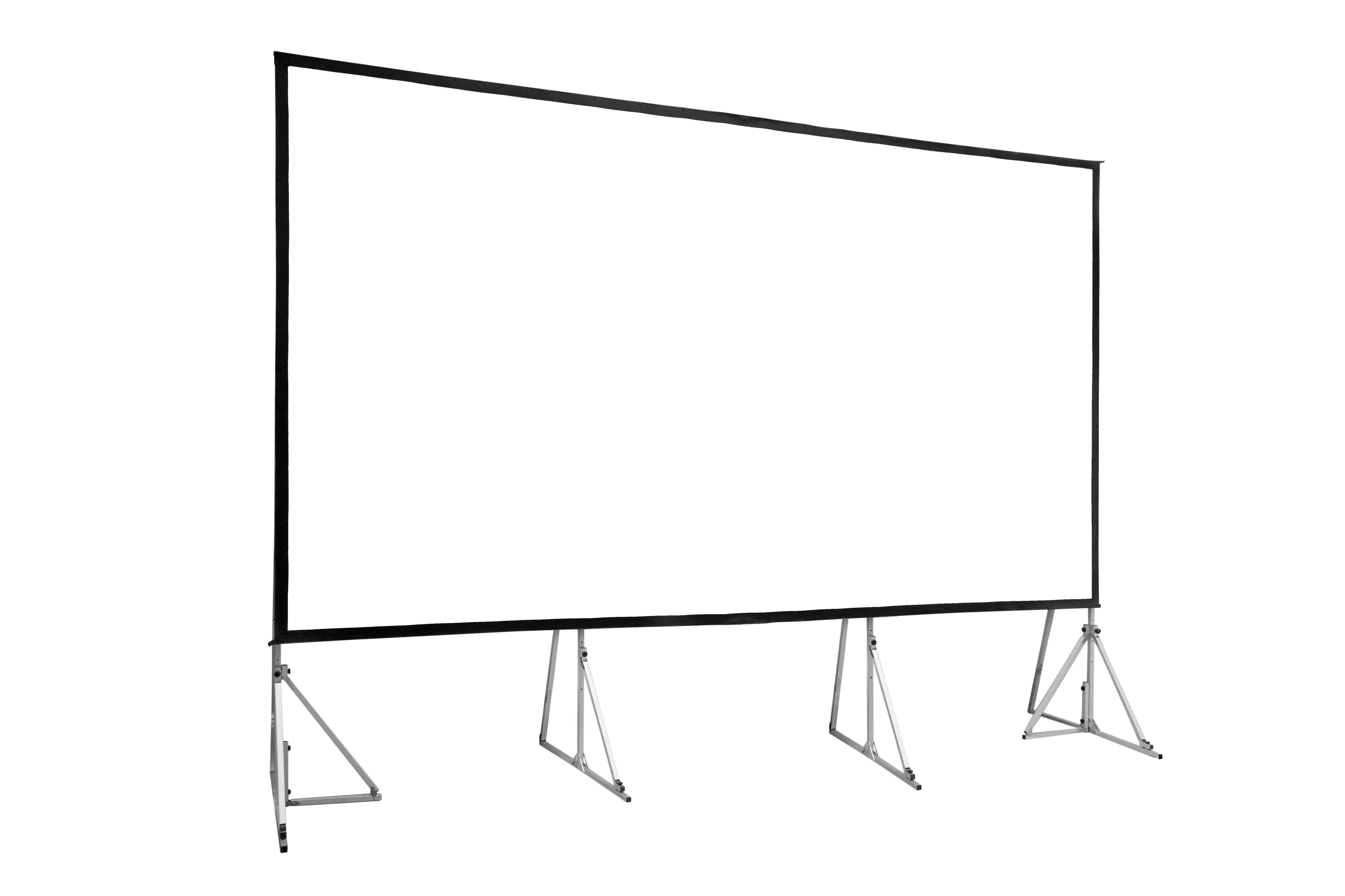 Left. Elite Screens - Yard Master Plus Portable Outdoor Folding-Frame Matte White Screen, 300" diag., 16:9,Carrying Bag,OMS300H2PLUS - White.