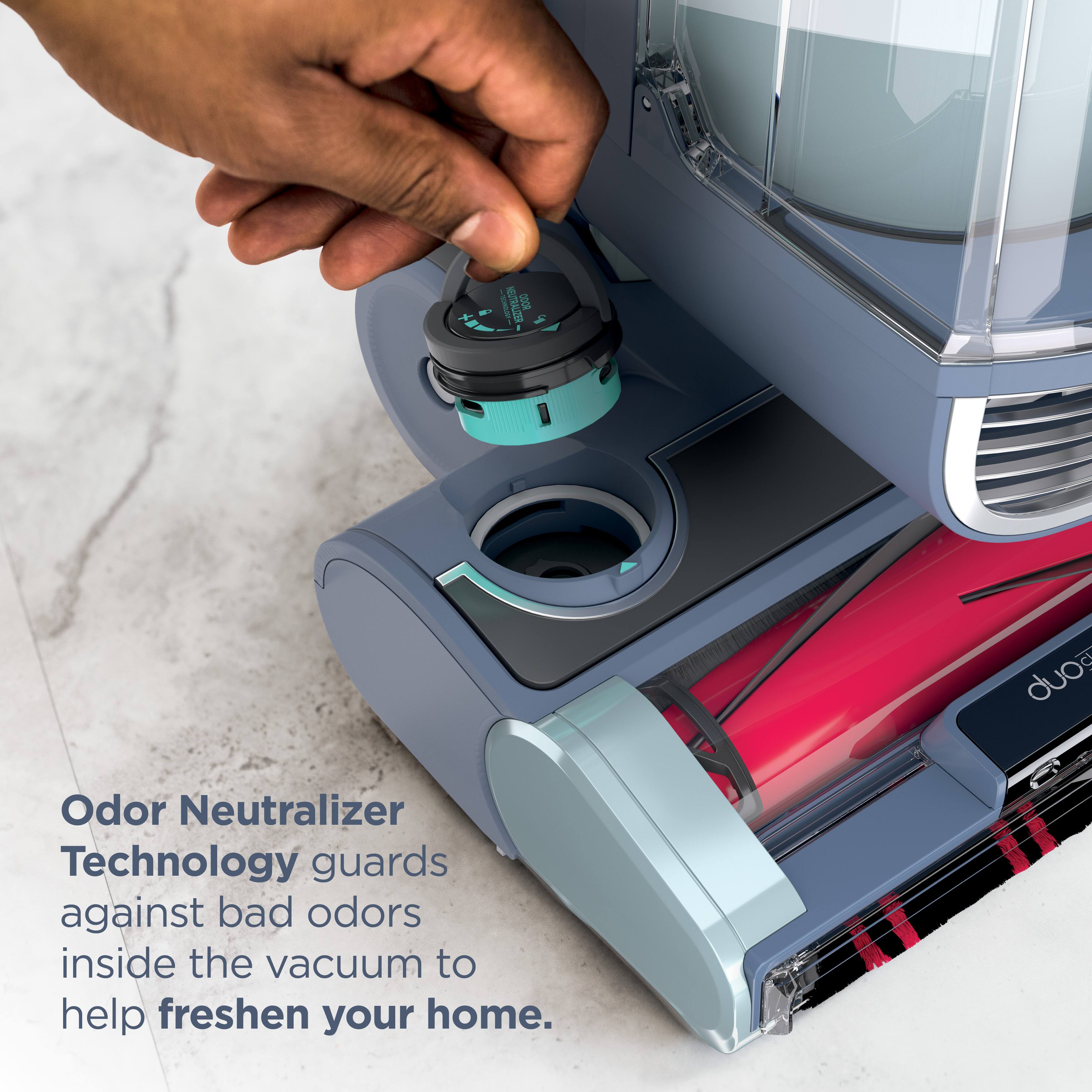 Odor Neutralizer Technology guards against bad odors inside the vacuum to help freshen your home.