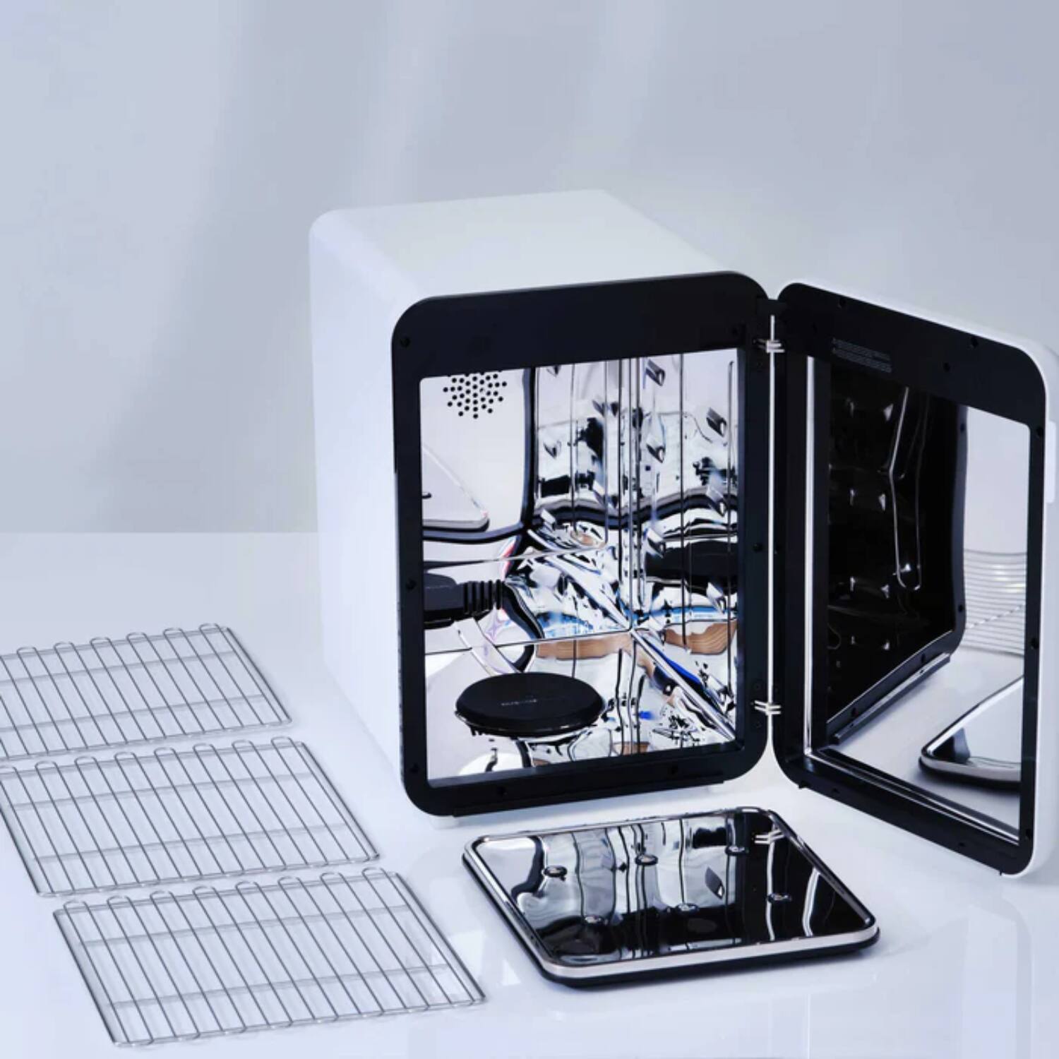 Alt View 1. Wabi - Wabi Baby UVC LED Sanitizer & Dryer 360 - White.