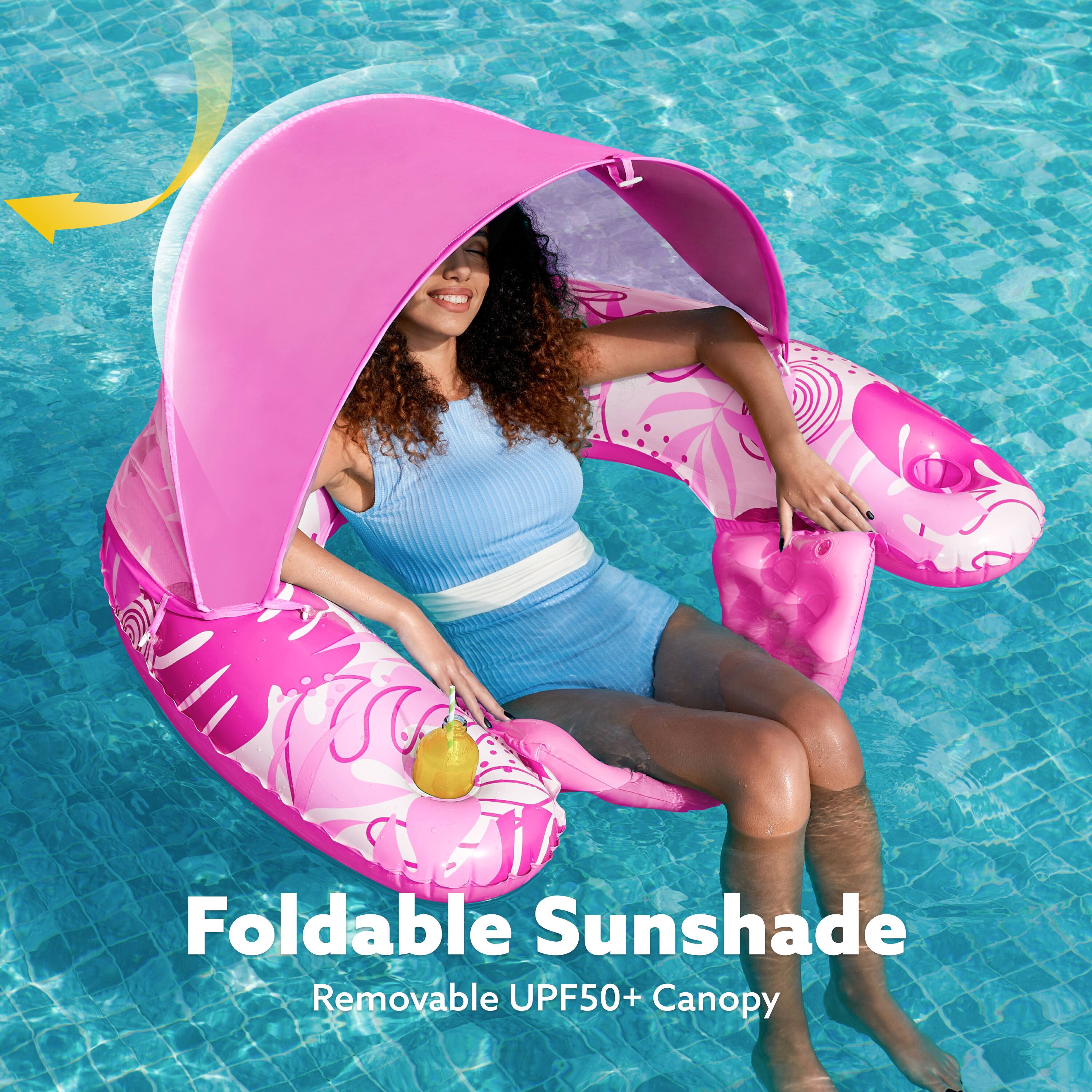Foldable Sunshade  
Removable UPF50+ Canopy