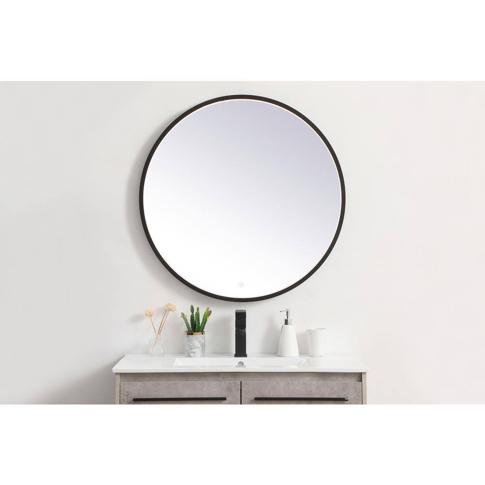 Elegant Decor Pier 32 inch LED mirror with adjustable color temperature ...