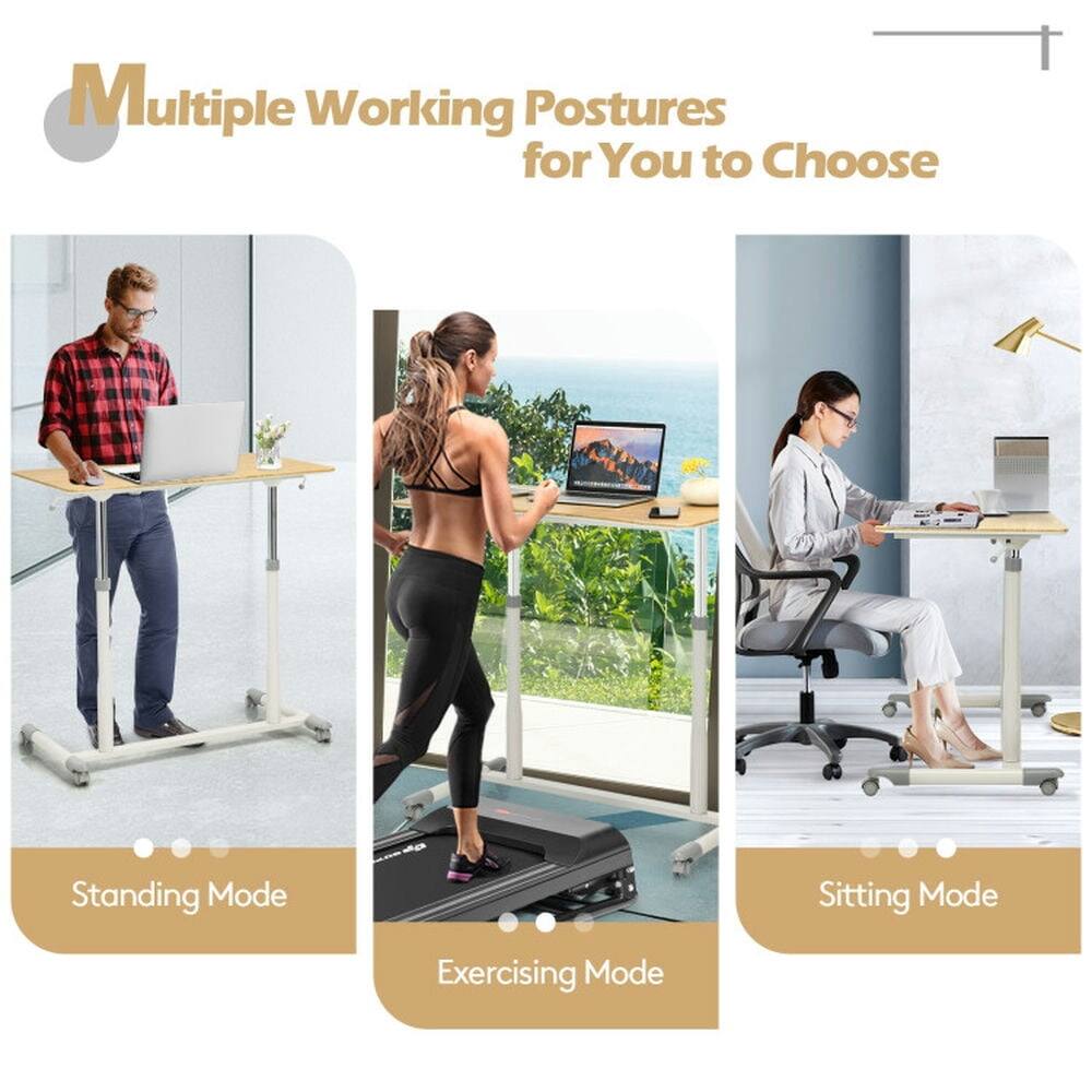 Multiple Working Postures for You to Choose

- Standing Mode
- Exercising Mode
- Sitting Mode