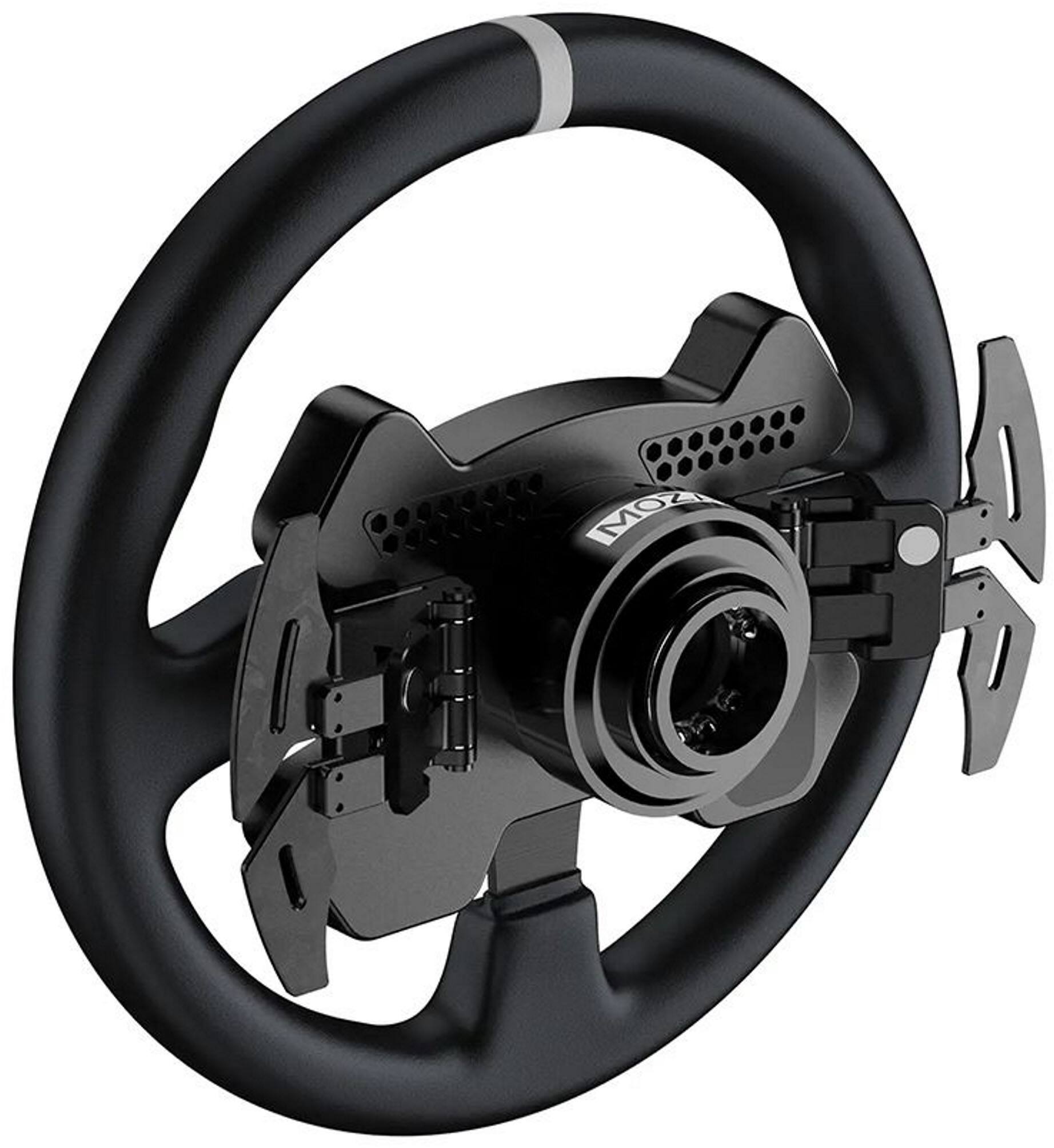 Back. Moza Racing - CS V2P Steering Wheel for PC - Black.