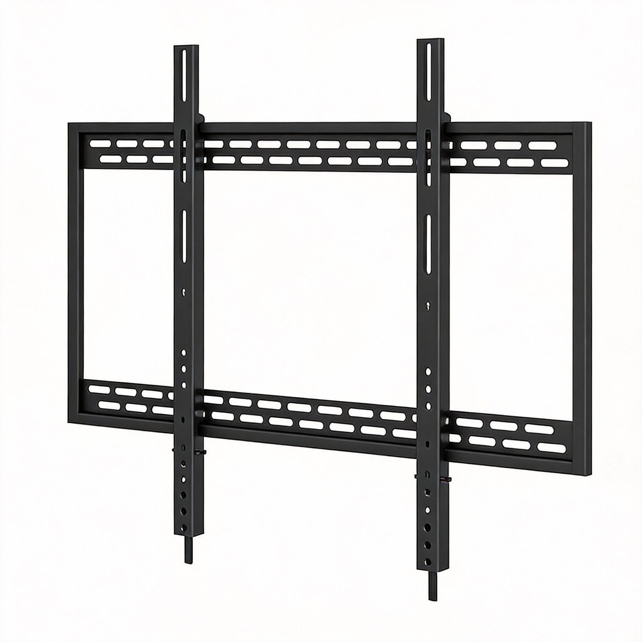 Front. OMOMMD - Ultra Slim Fixed Wall Mount for 60-100" TVs, 220 lbs Capacity, VESA 200x200-900x600 - 60-100-Inch Fixed - Black (090).