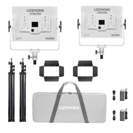 Godox - Litemons LP600Bi 60W Bi-Color LED 2-Light Panel Kit