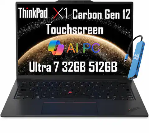 ThinkPad X1 Carbon Gen 12 Touchscreen AI PC Ultra 7 32GB 512GB