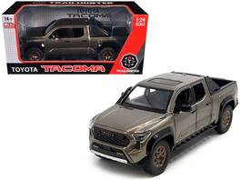 Mijo Exclusives - 2024 Toyota Tacoma Trailhunter Edition Pickup Truck Bronze Metallic 1/24 Diecast Model Car