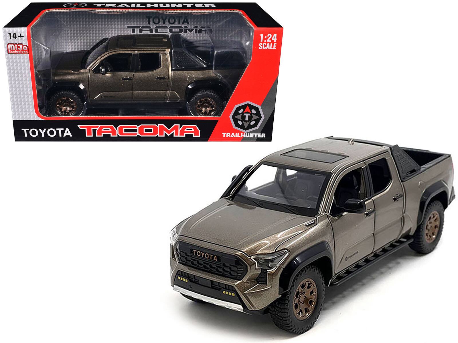 TRAILHUNTER  
14 MiJo Exclusives  
TOYOTA TACOMA  
1:24 SCALE  
TOYOTA TACOMA TRAILHUNTER