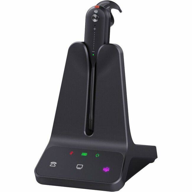 Cuffie Wireless Yealink WH63 Convertible DECT, Con Cancellazione Rumore, Batteria 8 Ore, Compatibili UC, Per PC E Telefoni, Nero