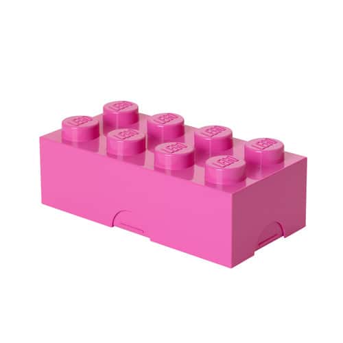 Photos - Dresser / Chests of Drawers Lego Room Copenhagen -  Classic Box With 8 Knobs, in Medium Pink - COLLECTIBLES - Multicolor 848442025485 