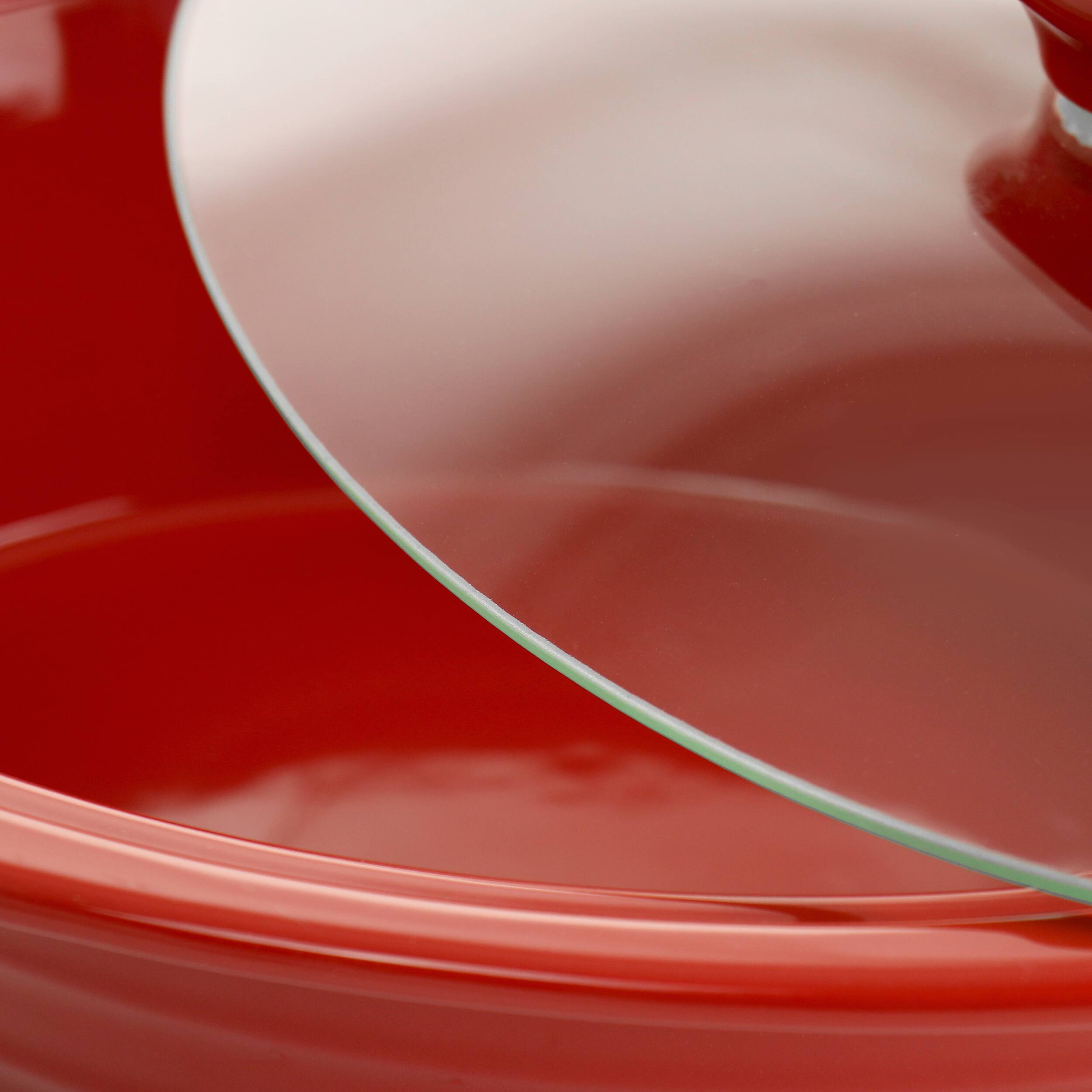 Alt View 4. Crock-Pot - Crockpot Appleton 2 Quart Oval Stoneware Casserole Dish in Red with Glass Lid - Red.