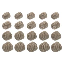 Unique Bargains - 20pcs 5/6/7/8mm Fiber Fine Tips Universal Replacement for Stylus Pen Capacitive Touch Screen Devices - Silver