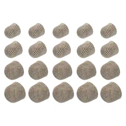 Front. Unique Bargains - 20pcs 5/6/7/8mm Fiber Fine Tips Universal Replacement for Stylus Pen Capacitive Touch Screen Devices - Silver.