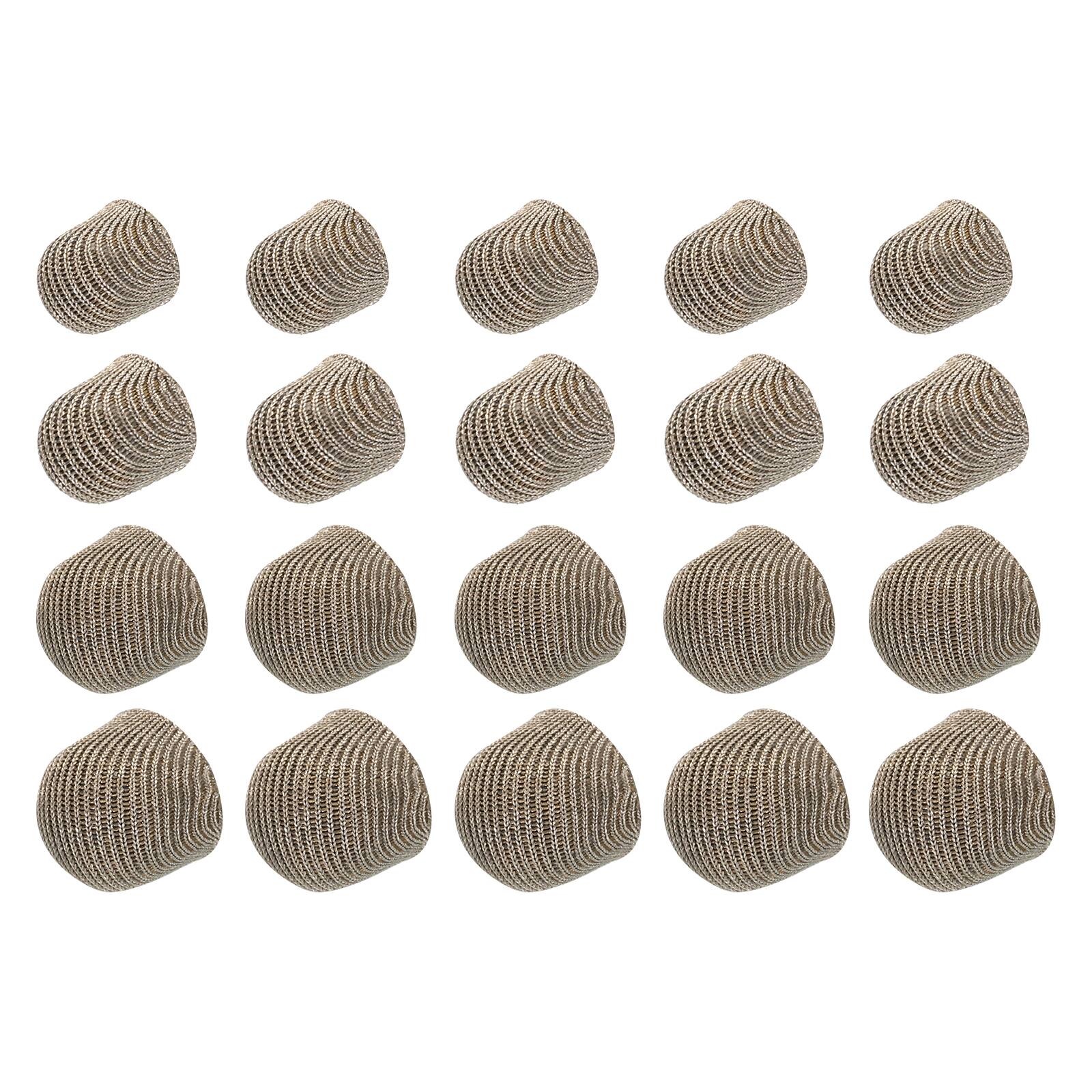 Front. Unique Bargains - 20pcs 5/6/7/8mm Fiber Fine Tips Universal Replacement for Stylus Pen Capacitive Touch Screen Devices - Silver.