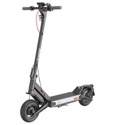 NAVEE - S40 Electric Scooter w/25 miles Max Operating Range & 20 mph Max Speed - Black - Front_Zoom