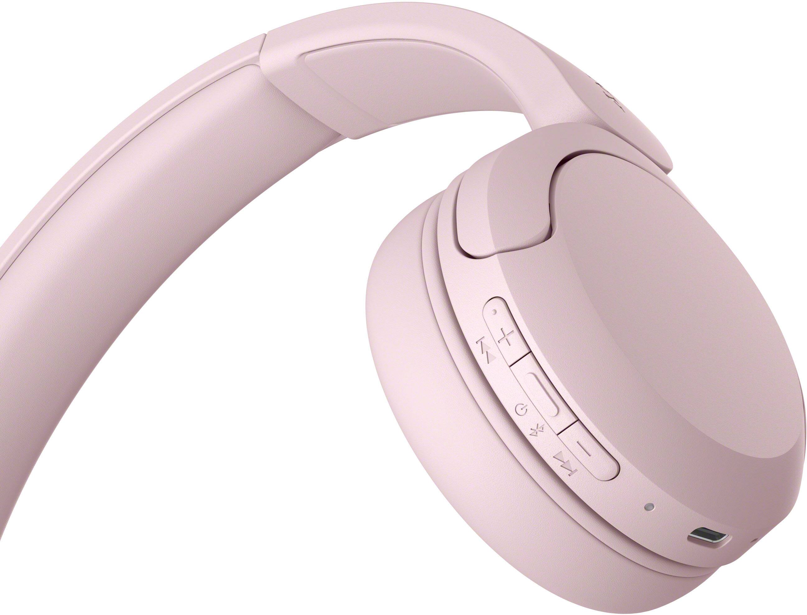 Alt View 2. Sony - WH-CH530 Wireless Headphone with Microphone - Pink.