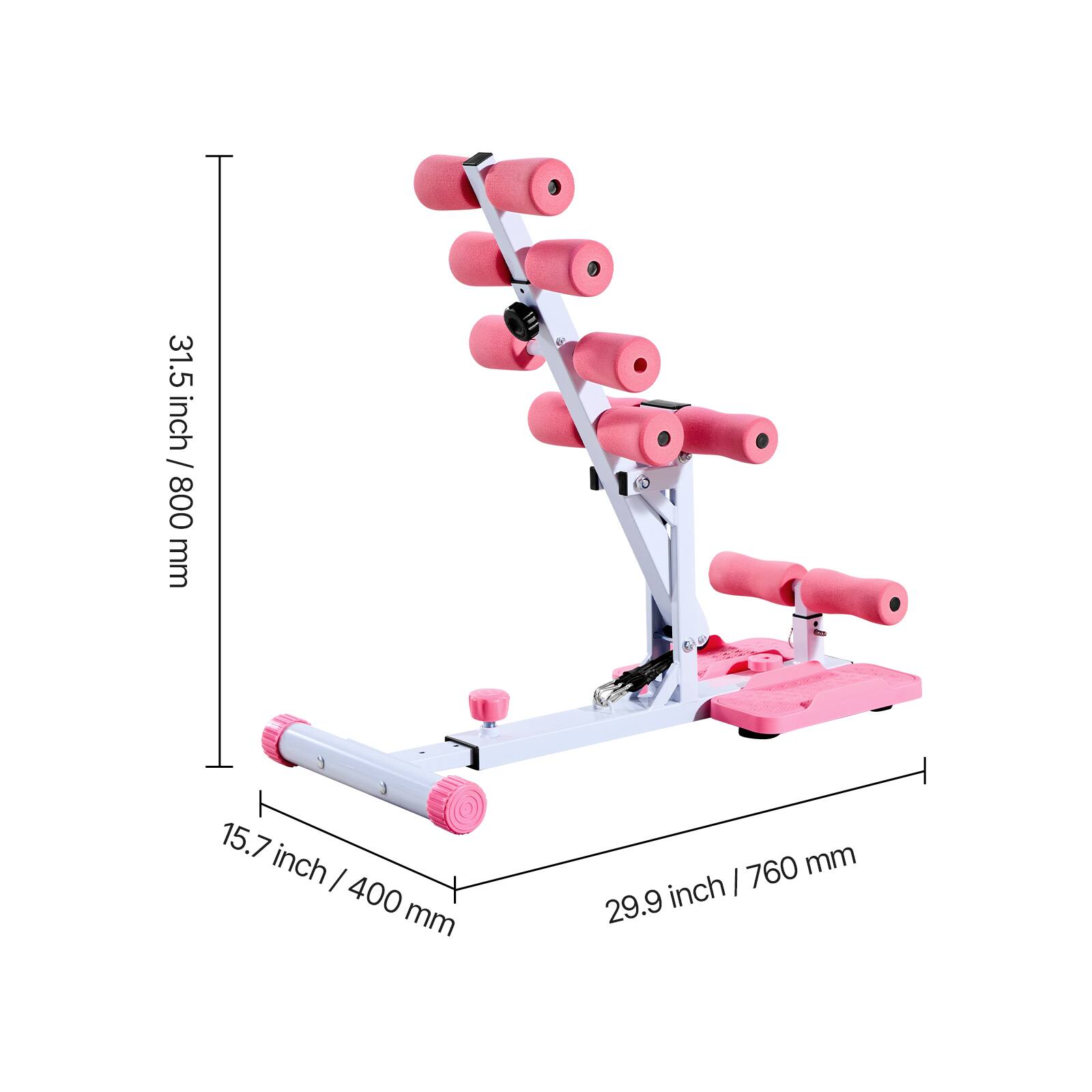 31.5 inch / 800 mm  
15.7 inch / 400 mm  
29.9 inch / 760 mm