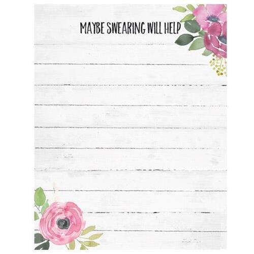 MAYBE SWEARING WILL HELP