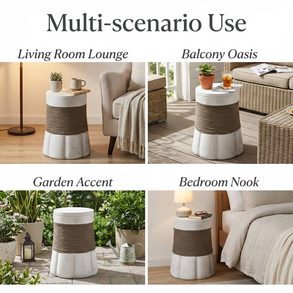 Multi-scenario Use  
Living Room Lounge  
Balcony Oasis  
Garden Accent  
Bedroom Nook