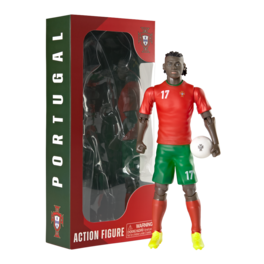 Banbo Toys - SOCKERS Portugal National Rafael Leao 8" Collectible Soccer Action Figure