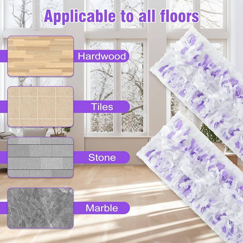 Applicable to all floors

- Hardwood
- Tiles
- Stone
- Marble