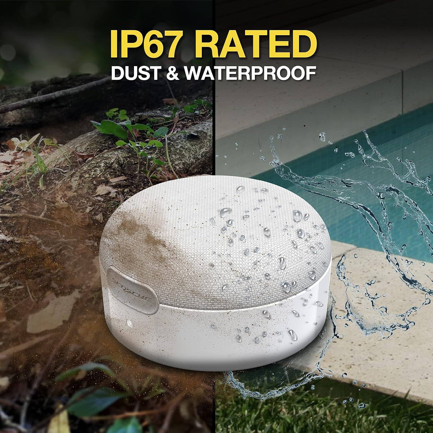 IP67 RATED  
DUST & WATERPROOF